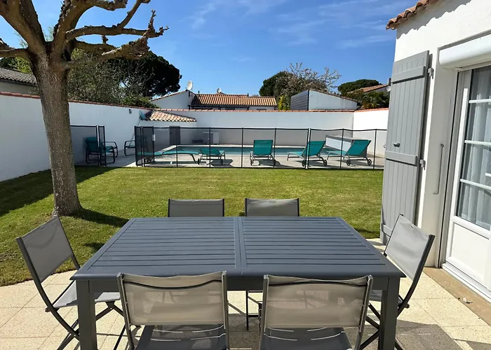 ღ Villa des Grasses - Piscine Chauffée, Jardin&Wifi Сasa de vacaciones Le Bois-Plage-en-Ré